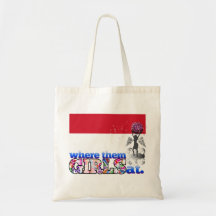 Where them Monacan girls at? Tote Bag