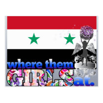 Where them Syrian girls at? Postcard