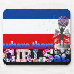 Where them Yugoslavian girls at? Mousepad