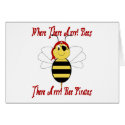 Where There Arrr! Bees Greeting Card