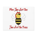 Where There Arrr! Bees Postcard
