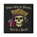 Where There Be Pirates magnets
