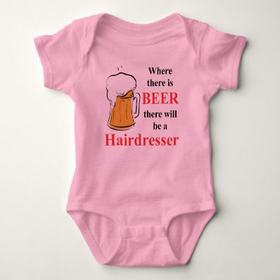 Where there is Beer - Hairdresser Shirts