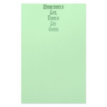 *Where There Is Love* Inspirational Gandhi Quote Customized Stationery