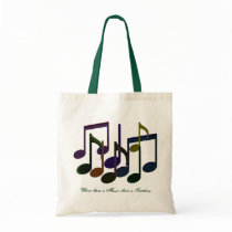 Where there is Music Canvas Bag