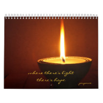where there's light there's hope calendars