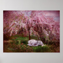 Where Unicorn's Dream Art Poster/Print