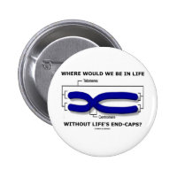 Where Would We Be In Life Without Life's End Caps? 2 Inch Round Button