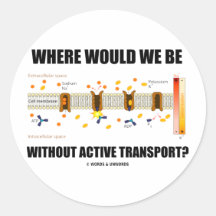 Where Would We Be Without Active Transport? Stickers
