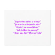 where ya been? postcards