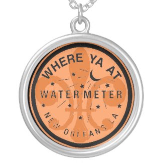 Where Yat Water Meter Fleur De Lid necklace