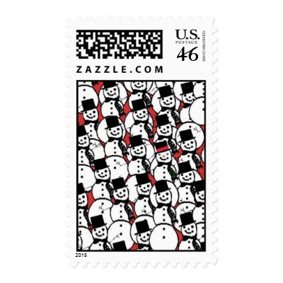 "Where's Frosty?" holiday stamps by athenaworkman