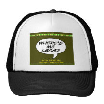 Where's Me Legs? Beer Trucker Hats