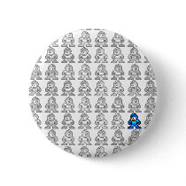 Where's Mega Man? Pinback Button