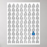 Where's Mega Man? Print