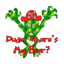 Where's My Beer t-shirts