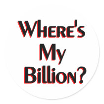Where's My Billion? stickers by ToucanIsland Where's My Billion? stickers
