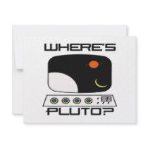 Where's Pluto invitations by TotallyRandom Where's Pluto invitations