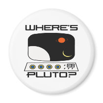 Where's Pluto magnets