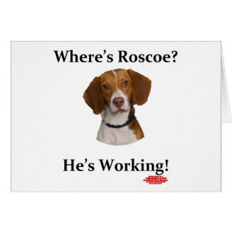 Where's Roscoe? Greeting Cards