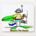 Where's The Beach mousepads