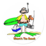 Where's The Beach Sticker