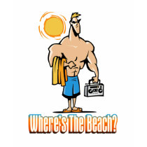 Where's the Beach? t-shirt by holiday_tshirts Where's the Beach? t-shirt