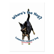 Where's the Hog Dog Business Card Template