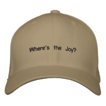 Where's the Joy? embroidered hats