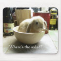 Where's the salad? mousepads by lonedragonfli Where's the salad? mousepads