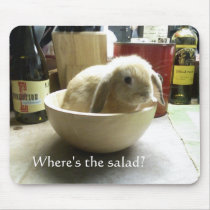 Where's the salad? mousepads by lonedragonfli Where's the salad? mousepads
