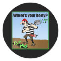Where's your booty? Sticker by burntright Where's your booty? Sticker