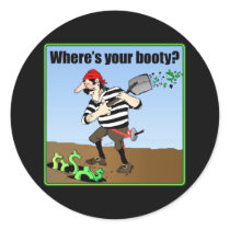 Where's your booty? Sticker by burntright Where's your booty? Sticker