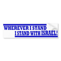 Wherever I Stand BUMPER bumper stickers