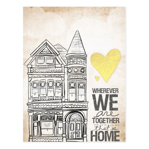 Wherever we are Together Post Cards
