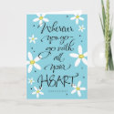 Wherever you go-go with all your heart card