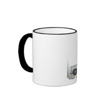 Which came first, the woman or the car? mug