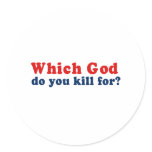 Which God do you kill for Sticker