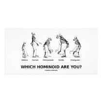 Which Hominoid Are You? (Hominid Skeletons) Customized Photo Card
