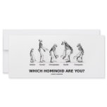 Which Hominoid Are You? (Hominid Skeletons) Custom Rack Cards