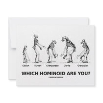 Which Hominoid Are You? (Homonoid Skeletons) invitations