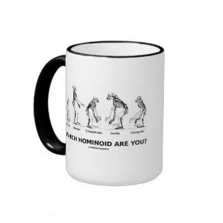 Which Hominoid Are You? (Homonoid Skeletons) mug