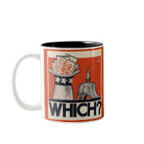 Which? Liberty Bond WW1 mugs by cowboyannie Which? Liberty Bond WW1 mugs