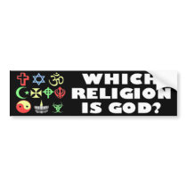 Which One? bumper stickers