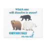 Which one will dissolve in water Polar Chemistry Postcards