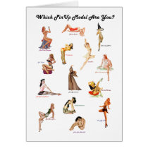 Which Pinup Model Are You? cards by DancesWithPaints Which Pinup Model Are You? cards