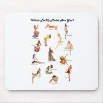 Which Pinup Model Are You? Mousepads
