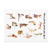 Which Pinup Model Are You? postcards by DancesWithPaints Which Pinup Model Are You? postcards