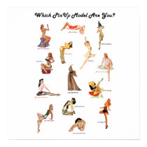 Which PinUp Model Are You? poster posters