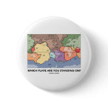 Which Plate Are You Standing On? (Plate Tectonics) Buttons
